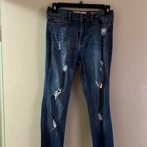 Hollister High Rise Super Skinny Jeans, SIZE 5 Short, W 27 L 28